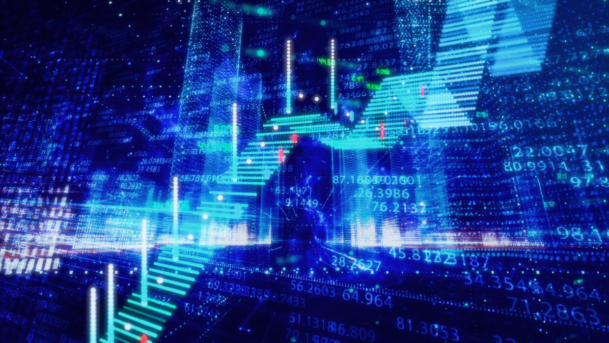 ACTICO Header Information Technology, Cloud Computing, Quantum computing Concept