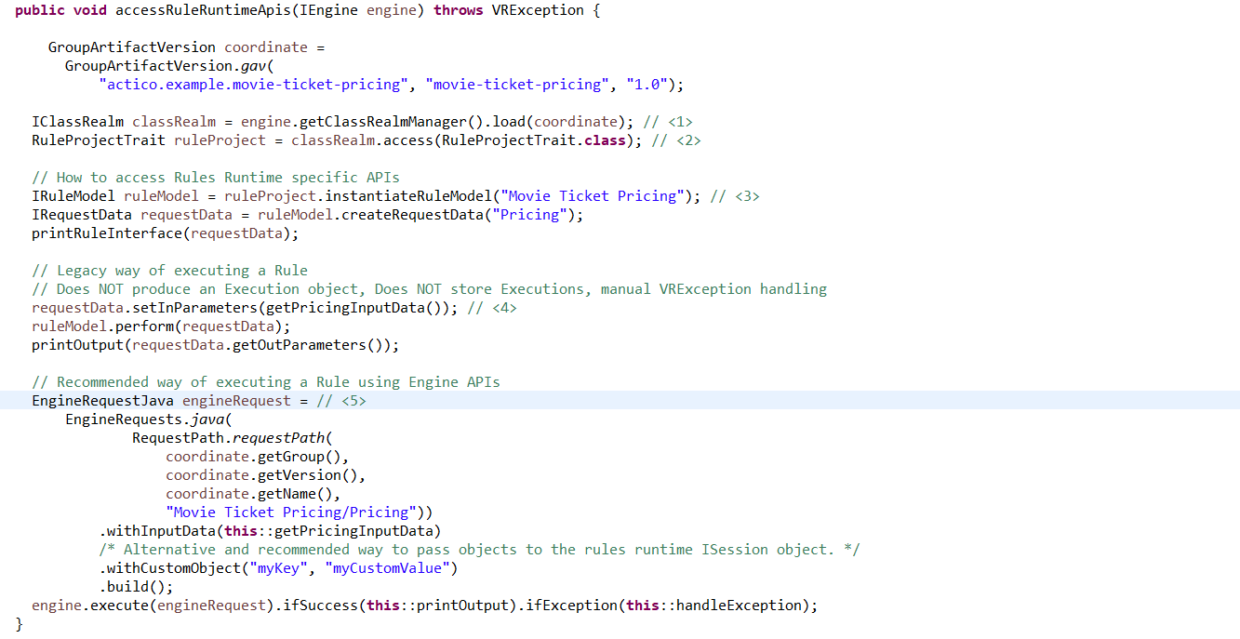ACTICO Advanced Decision Platform - Decision Integration Coding