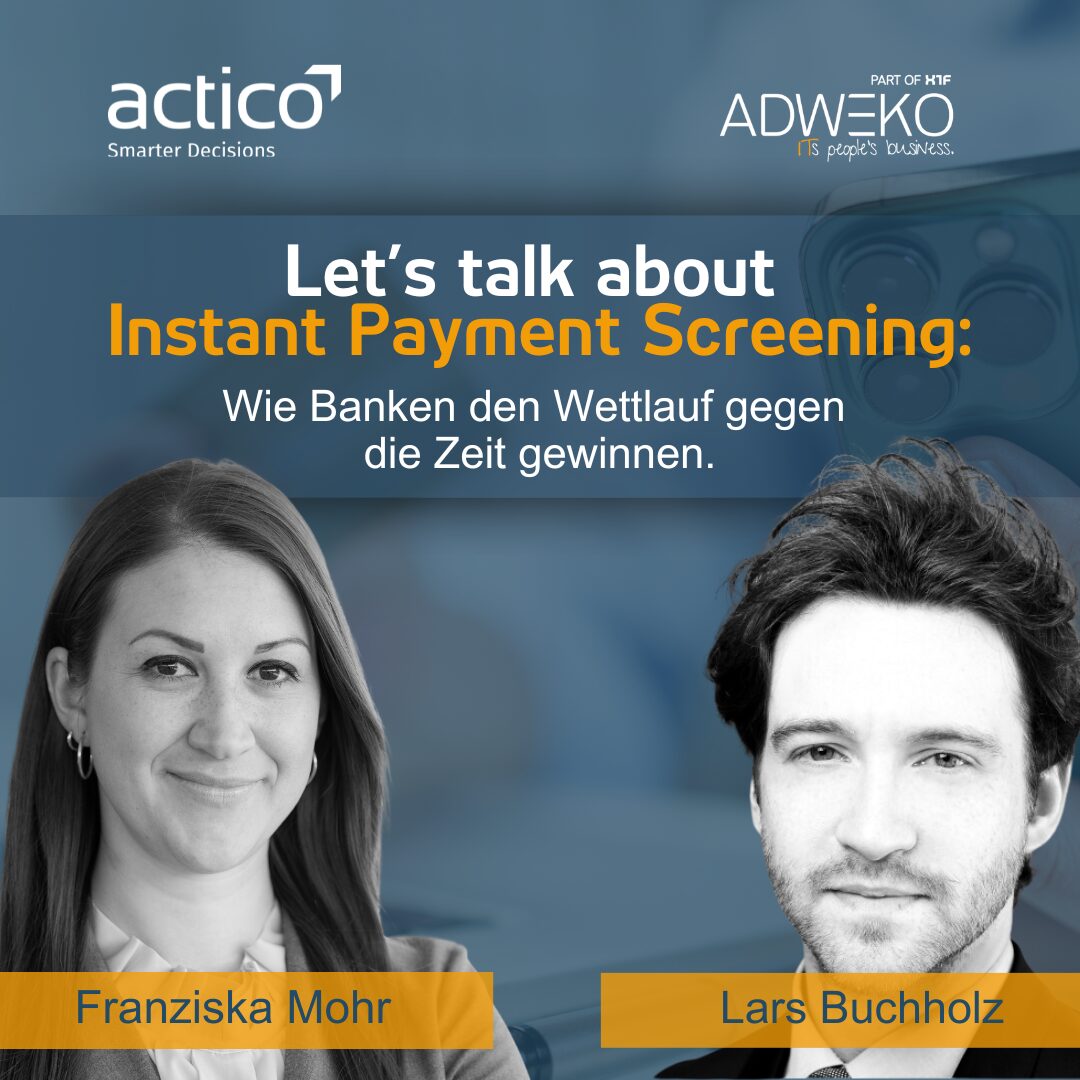 Header Webinar Instant Payment ACTICO ADWEKO