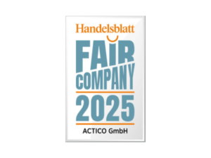 ACTICO Auszeichnung Handelsblatt Fair Company 2025