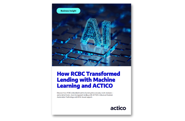 Preview Business Insight RCBC working with ACTICO Advanced Decision Management Platform