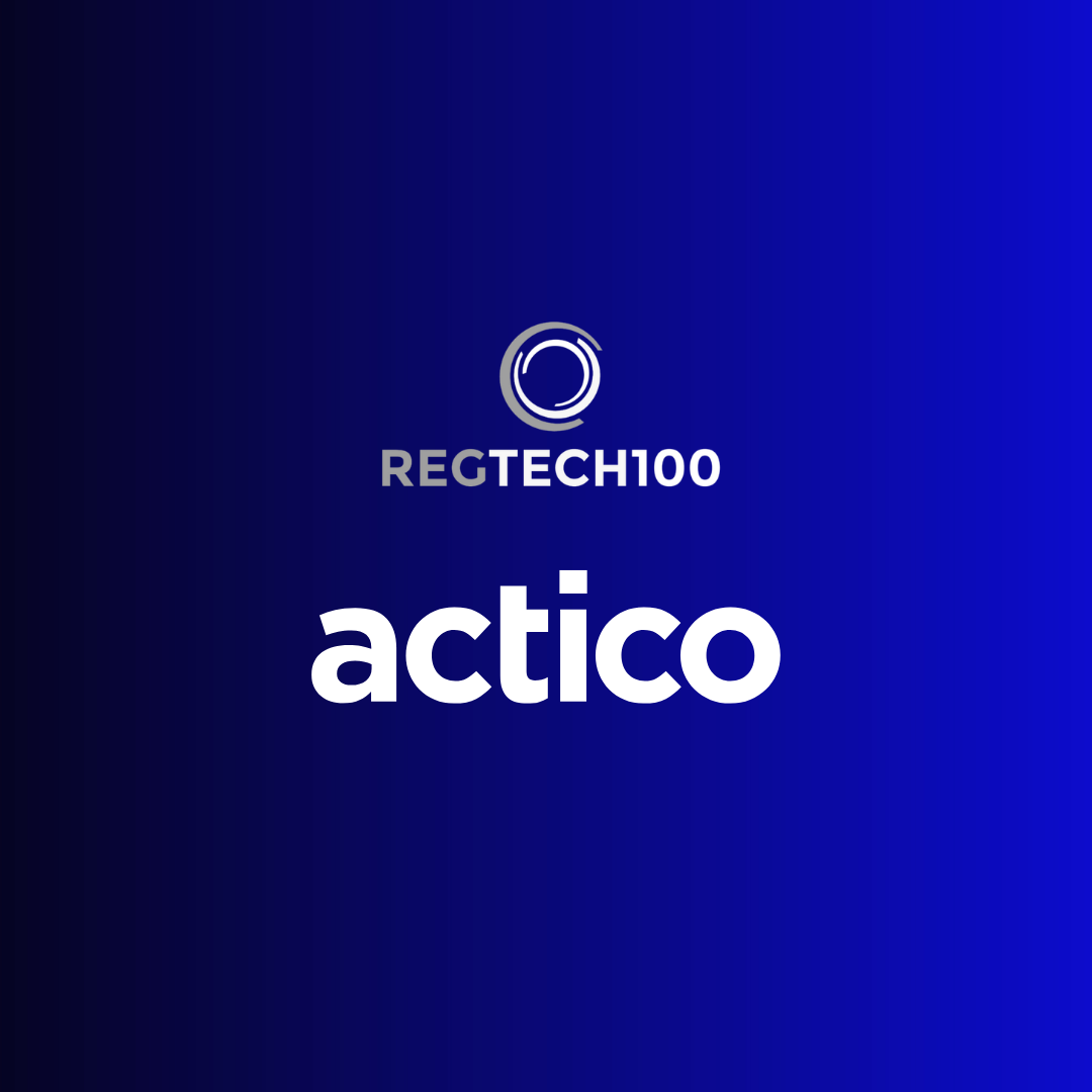 ACTICO winning RegTech100 2025