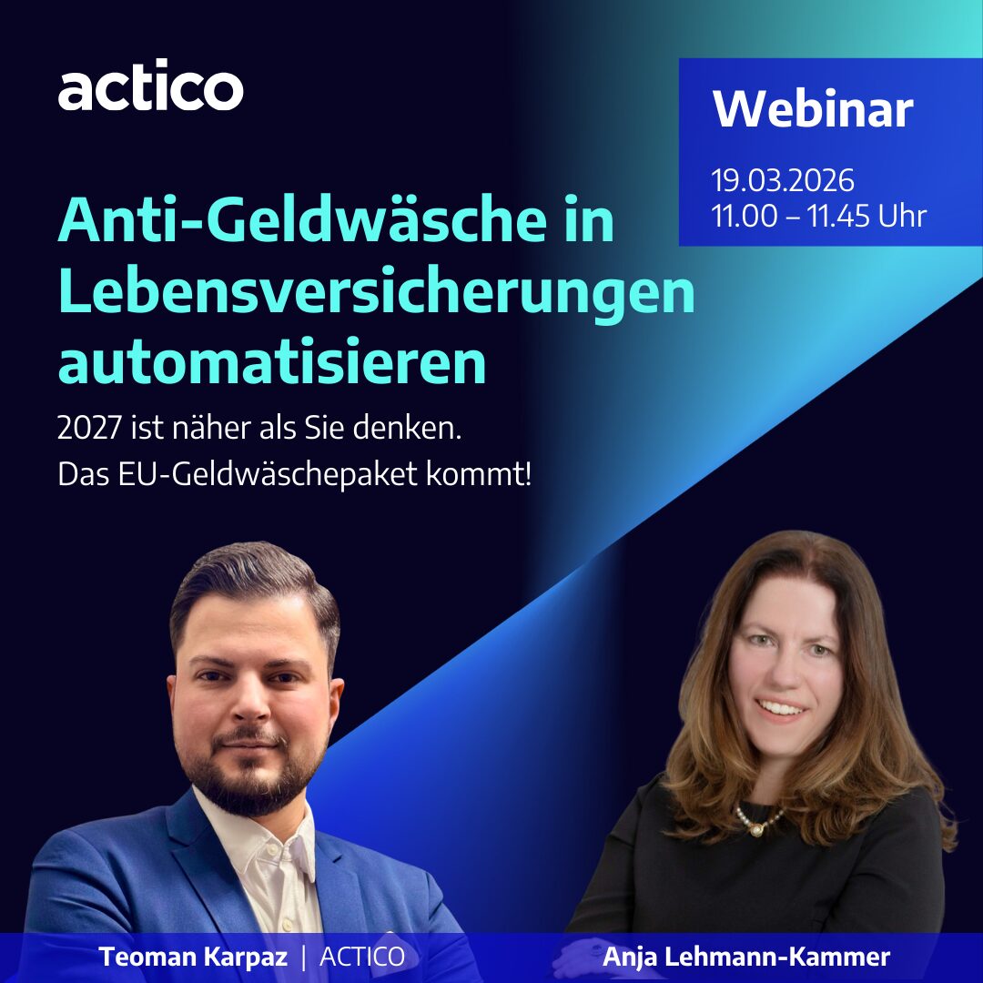 Webinar Anti-Geldwäsche in Lebensversicherungen automatisieren