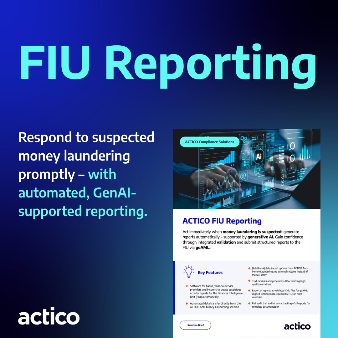 AML and FIU Reporting