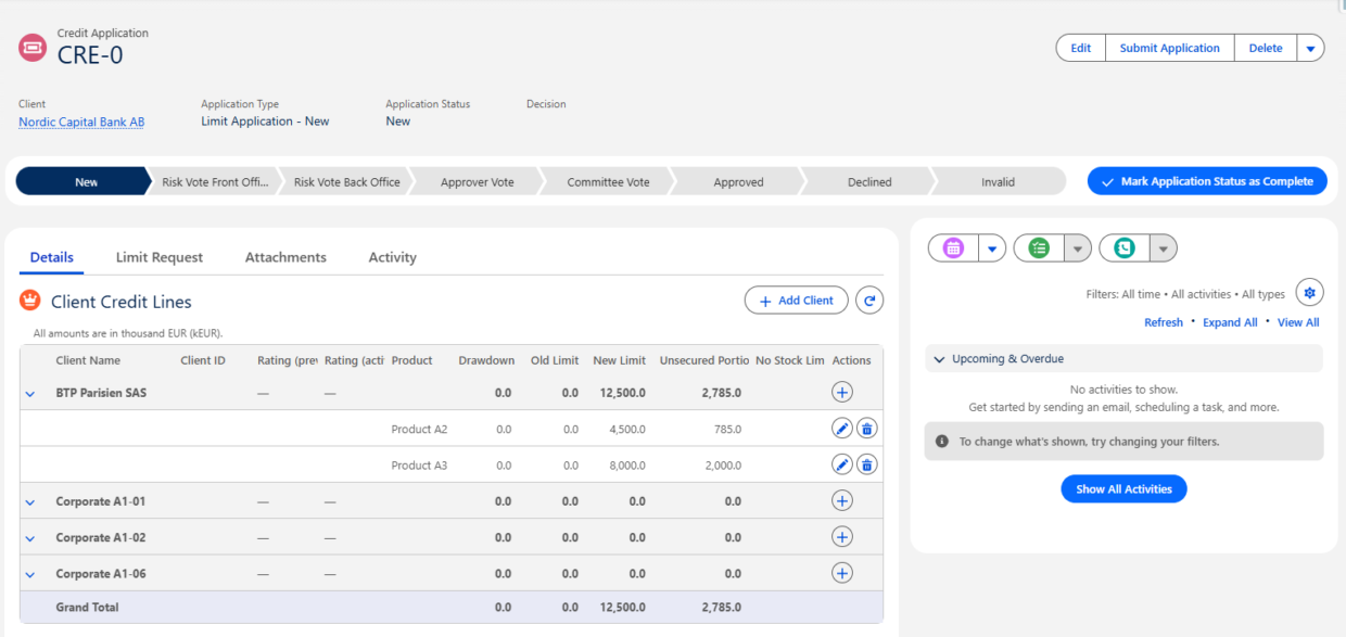 ACTICO Credit Risk Platform - Credit Workflow and Approval